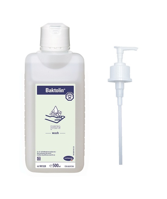 Bode | Hartmann Baktolin Pure Waschlotion 500 Ml + 1 X Dosierpumpe 500 ...